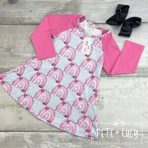 Pete + Lucy Lucky Ladybugs dress size 6/6x